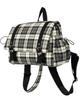 Pahisum Square Check Backpack_Ivory