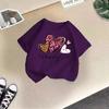 Girls' Fashionable T-shirt For Summer, Children's Casual Top
