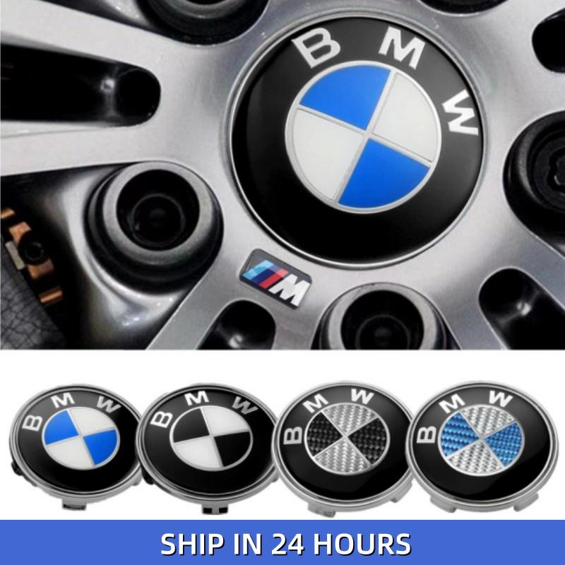 For BMW X1 14PCS 56MM 68MM Car Hub Cap Sticker Wheel Center Cover Decal Decoration Accessories For BMW M X2 X1 X3 X5 X6 X7 E60 Emblem Badge