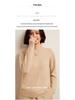Versatile Cashmere Sweater: Women's Long Sleeve, Round Neck, Comfortable, Loose Fit, Solid Color, Lazy Knit for Autumn and Winter.