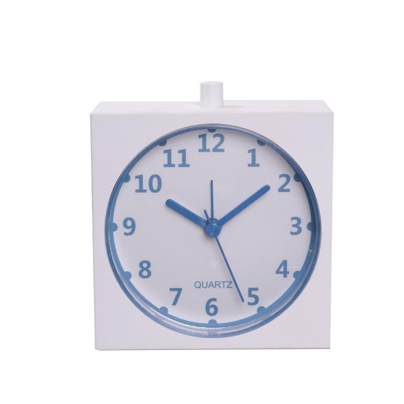 Simple Alarm Clock Bedside Clock with Night Light Silent Movement Scanning Clock Nordic Style Small Alarm Clock