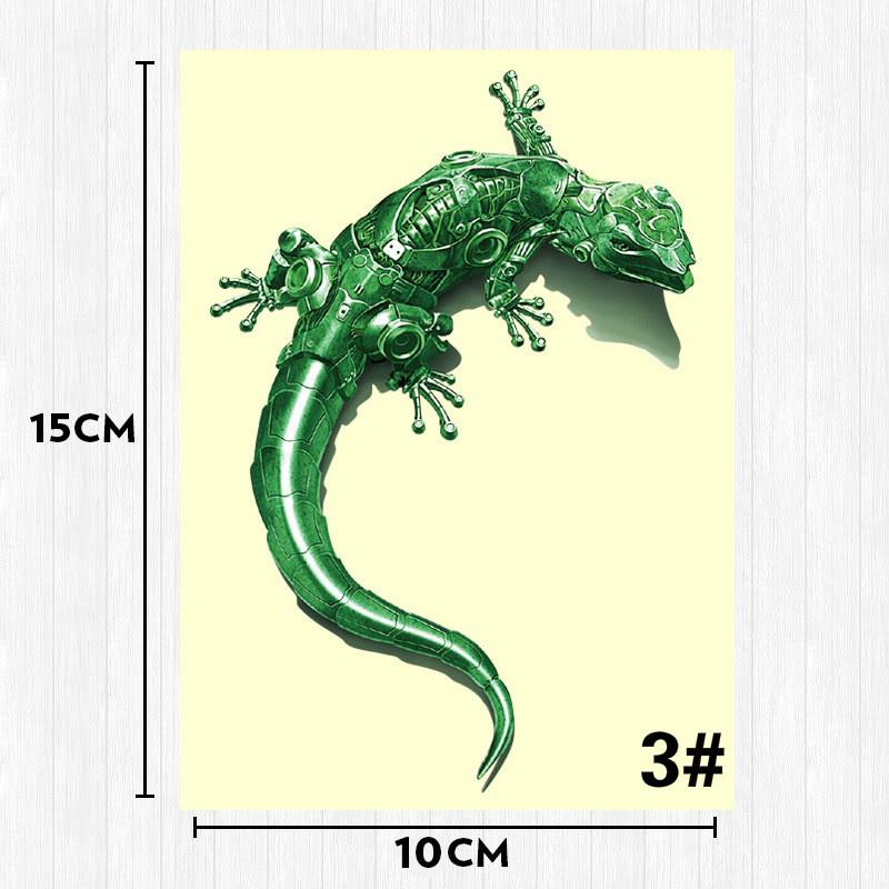 Autocollant Décoratif Gecko Noir Pour Voiture Et Intérieur - Amovible, Résistant Aux UV - Fabriqué En Allemagne