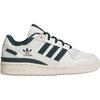 Adidas Originals FORUM Low top Kids' Skateboarding Shoes White Green Teenagers Sneakers JR0379