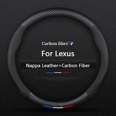 Car Steering Wheel Cover For Lexus ES200 ES250 ES260 ES300 CT200H Fsport GS GX IS LS LM LX LX470 LX570 NX RX UX Auto Accessories