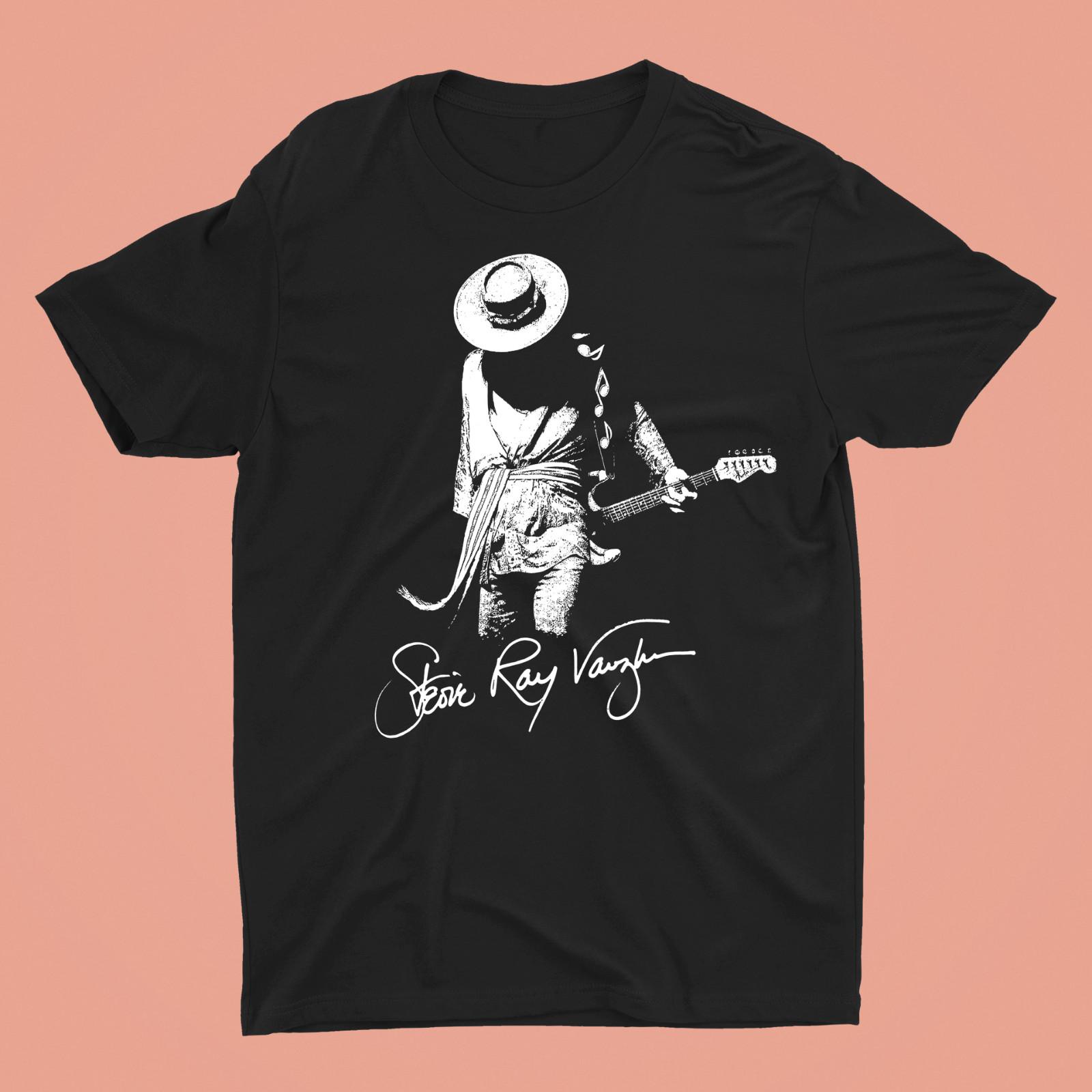 SRV Stevie Ray Vaughan Number one Short Sleeve Cotton Men T-shirt E512 M