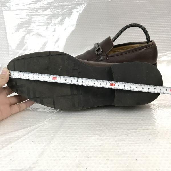 Burberry Leder Slipper Herren 24.5 Braun Karofutter(GEBRAUCHT)