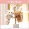 Plush Bear Keychain With Super Soft Short Plush For Girls Gift And Bag Decor