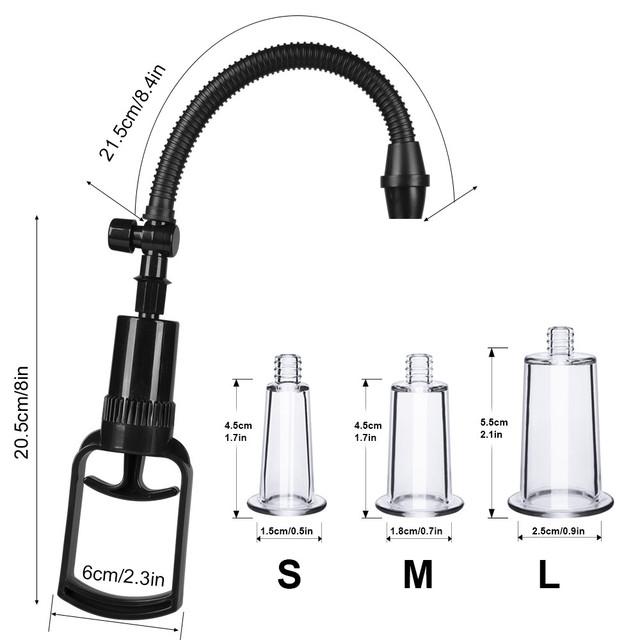 Nipple Stimulator Enlarge Vacuum Pump Breast Massage Pussy Pump Vagina Clitoris Sucker Women's Accessories Sex Toys For Women 18
