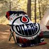 Energetic Oilers Team Spirit Blanket Flannel Throw for Sofa, Indoor, Camping, Living Room, Office, Chair, And Bed Soft Birthday Gift