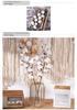 10-Head Natural Cotton Branches for Wedding Decoration Simulation Flowers Green Plants Handicrafts INS