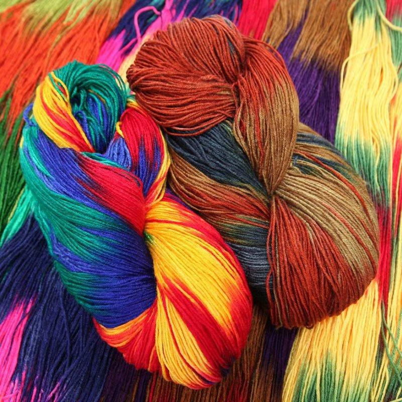 6PCS Soft Acrylic Yarn for Knitting and Crocheting Sweater,Scarf,Blanket,Carpet,Doll Cushion Threads,DIY Knit Crafts,4PLY