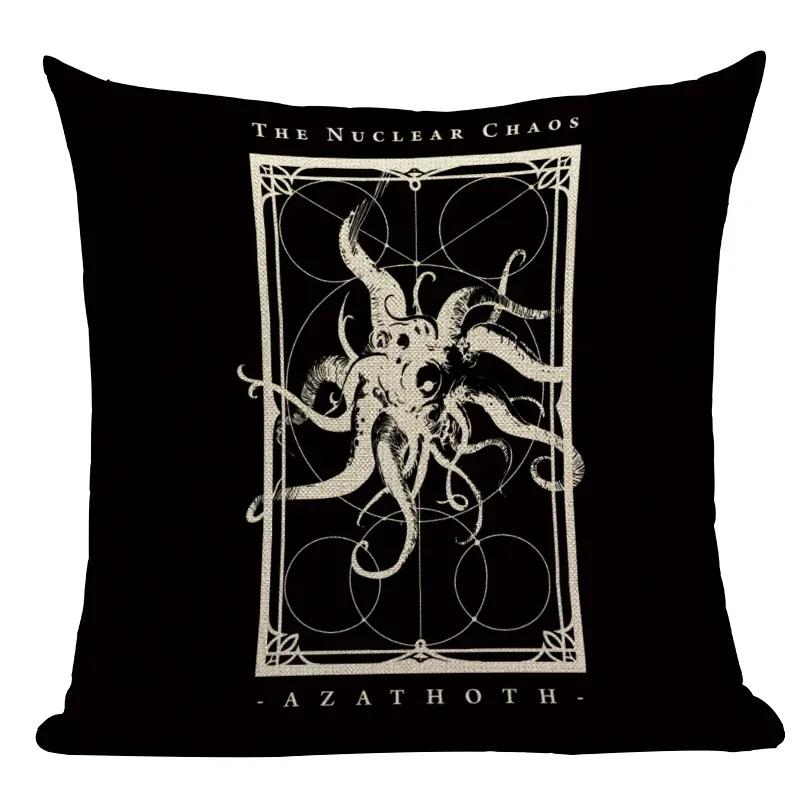 Dark Tarot, Gothic Style Double-Sided Printed Pillow Cover Short Plush Suitable Living Rooms Bedrooms Sofas Throw Cushion Cover