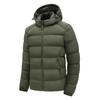 Men's Hooded Down Cotton Jacket - Trendy, Casual, Thick, and Warm Coat.
