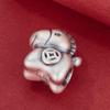 S999 Sterling Silver Horse Pendant & DIY Rope Bracelet/Necklace Jewelry