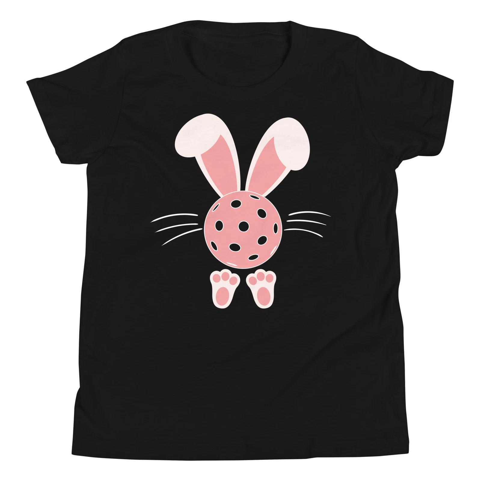 Easter Bunny Rabbit Ears Pickleball Player Sports Lover Youth T-Shirt 150