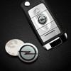 AAAEO1 Car Key Badge Sticker Remote Control Car Key Sticker For Corsa Astra Insignia Vectra Zafira Meriva Mokka Grandland Vivaro