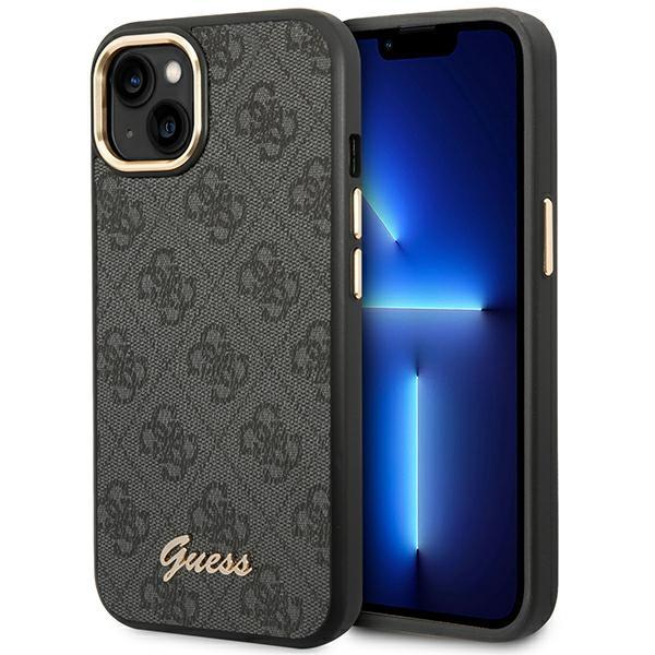 Guess Guhcp14Mhg4Shk Iphone 14 Plus/ 15 Plus 6.7 Czarny/Black Hard Case 4G Vintage Gold Logo