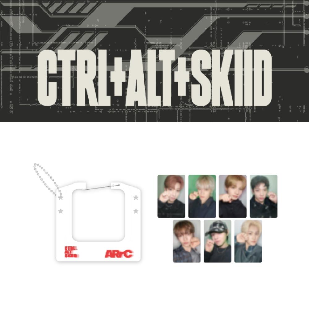 Pre-order ARrC CTRL+ALT+SKIID Album POP-UP Official MD Acrylic Carabiner