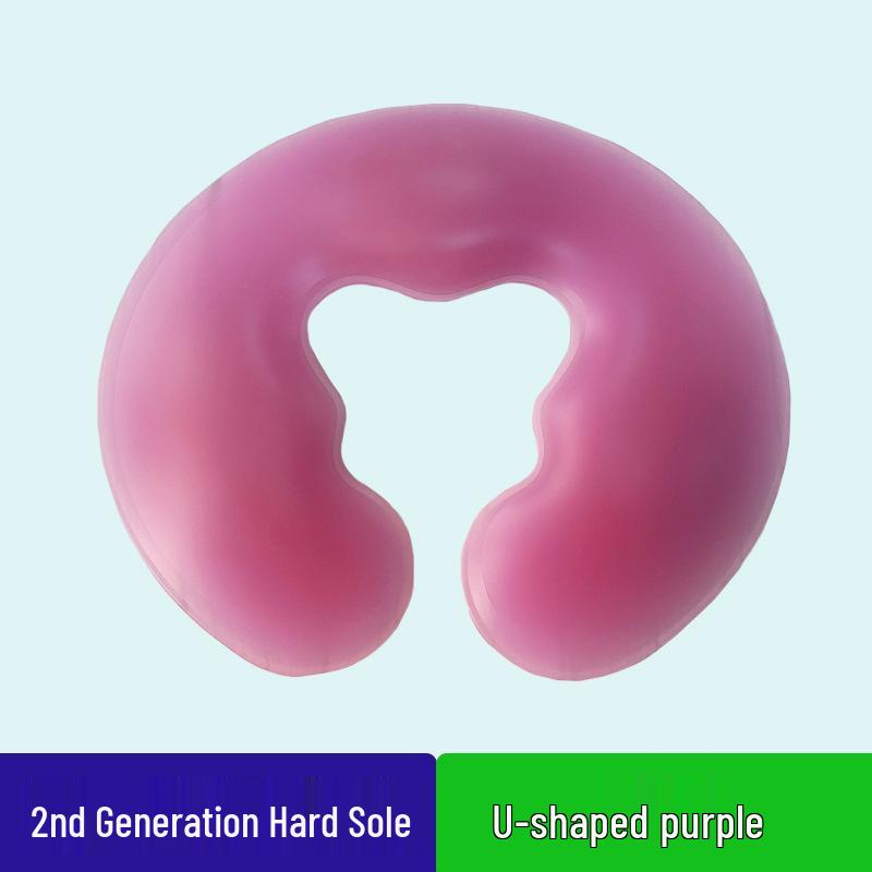Silicone U-Shaped Beauty Pillow with Face Protection