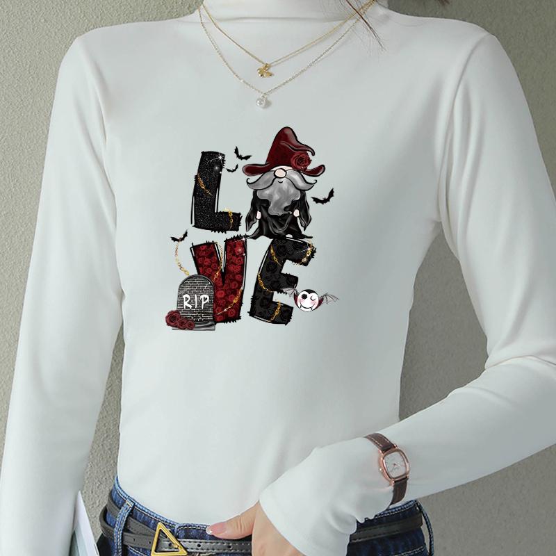 Iron Is Transferring Halloween Love Clothes Stickers, Sweatshirts, Hats, Patches, Diy T-shirts, Heat-pressed Application Stickers, Letters