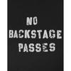 Junk Food Damen/Damen Keine Backstage Pässe Weste