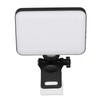 LED Video Light with Clip 3 Modes 9 Levels 3000k To 6500k Rechargeable LED Phone Light Pocket Photography Lighting for