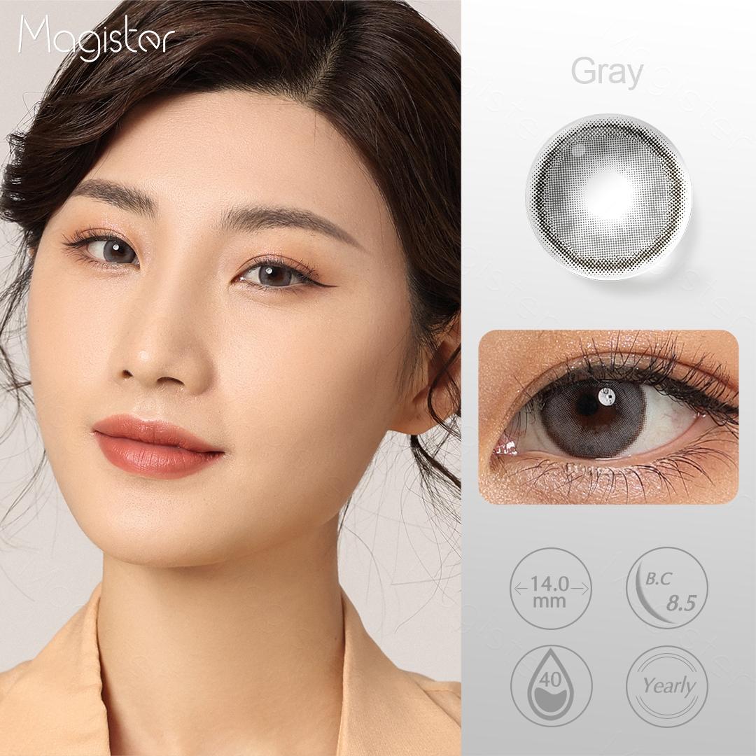 

Косметические контактные линзы серый