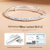 Starry Night Sterling Silver 999 Bracelet - Perfect Valentine's or Birthday Gift for Girlfriend