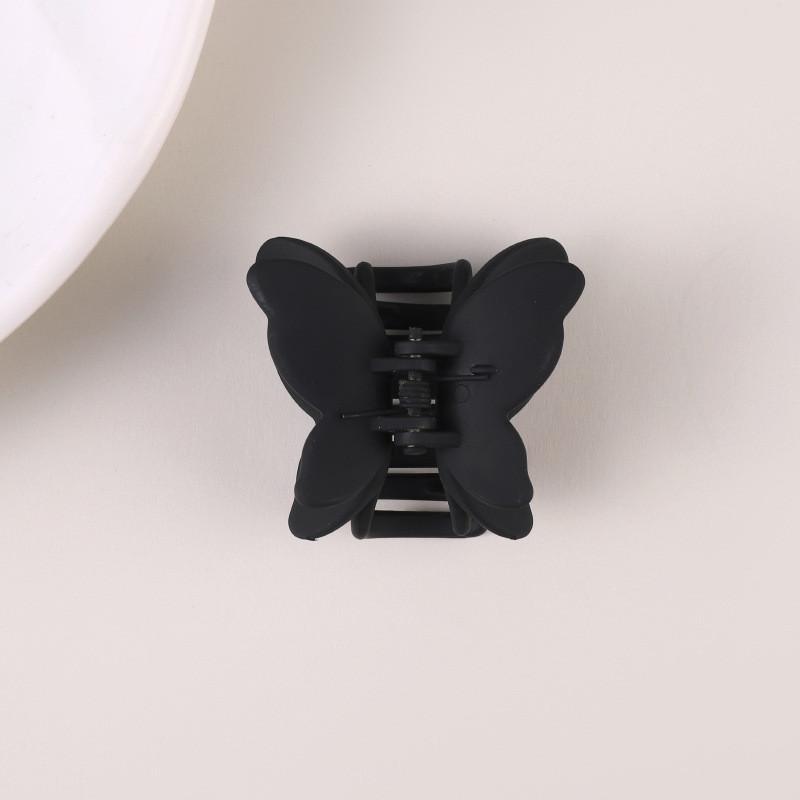 4cm Resin Bow Hair Clip Women s Solid Color Grab Clip Matte Simple Fashion Shark Clip Hairpin Hair Accessory
