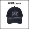 New Letter Embroidery Showing Face Small Soft Top Baseball Hat Men and Women Niche Personality Gradual Change Color Shade Cap Tide