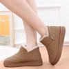Women's Waterproof Velvet-Lined Winter Boots: Non-Slip, Thick Sole, Warm Cotton Snow Boots for Moms