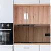 Piece Exterior Door Handle - Sliding Door Handle, Invisible Interior Furniture Handle, 90mm Center Distance (white)