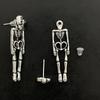 Punk Halloween Earrings for Women Spooky Skull Skeleton Dangle Earrings for Women Bloody Knife Drop Earrings Scary Halloween Accessories