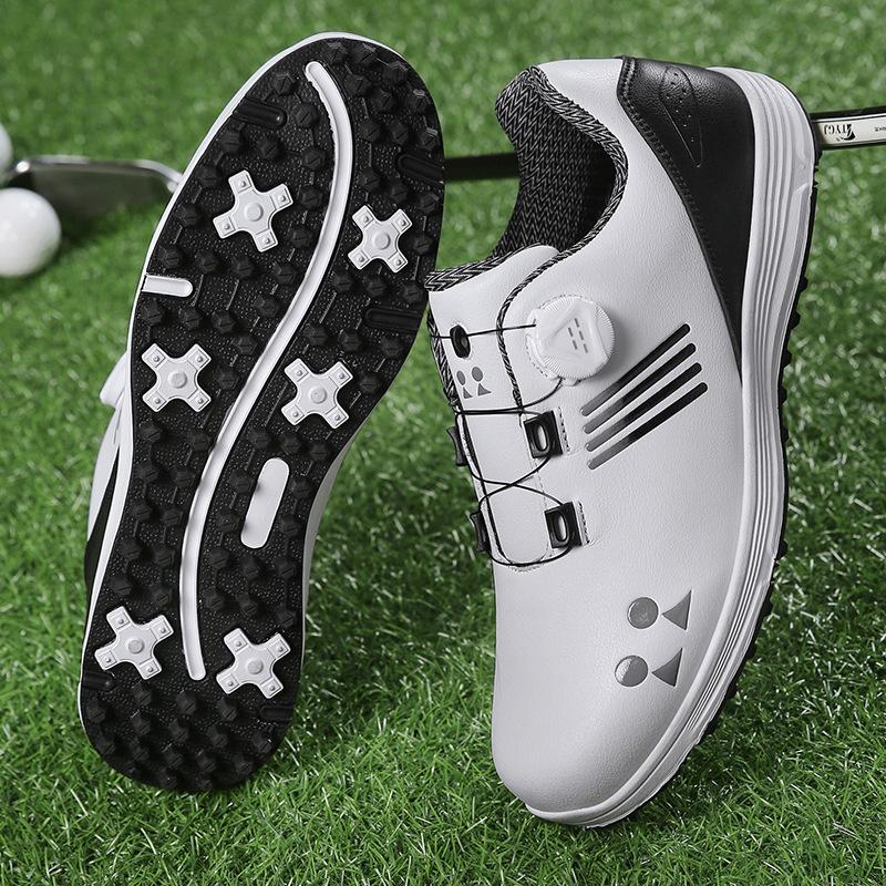 Golf shoes men's waterproof sports shoes off-court training shoes anti-side slip no nails casual
