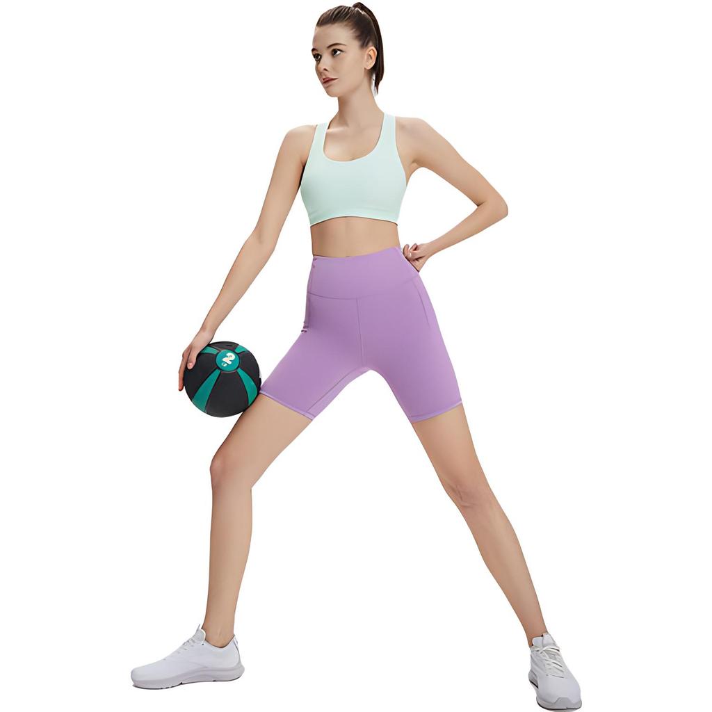 Saucony Full Coverage Tank Top Solid Color Moisture-Wicking Sports Bra Women Sports Bra Clear-Green SC1239088-5