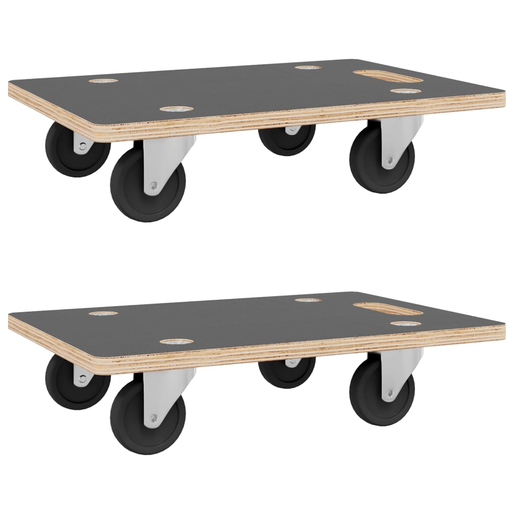 Transportroller 2 Stück. Rechteckig 60 x 40 x 11,5 cm 250 kg