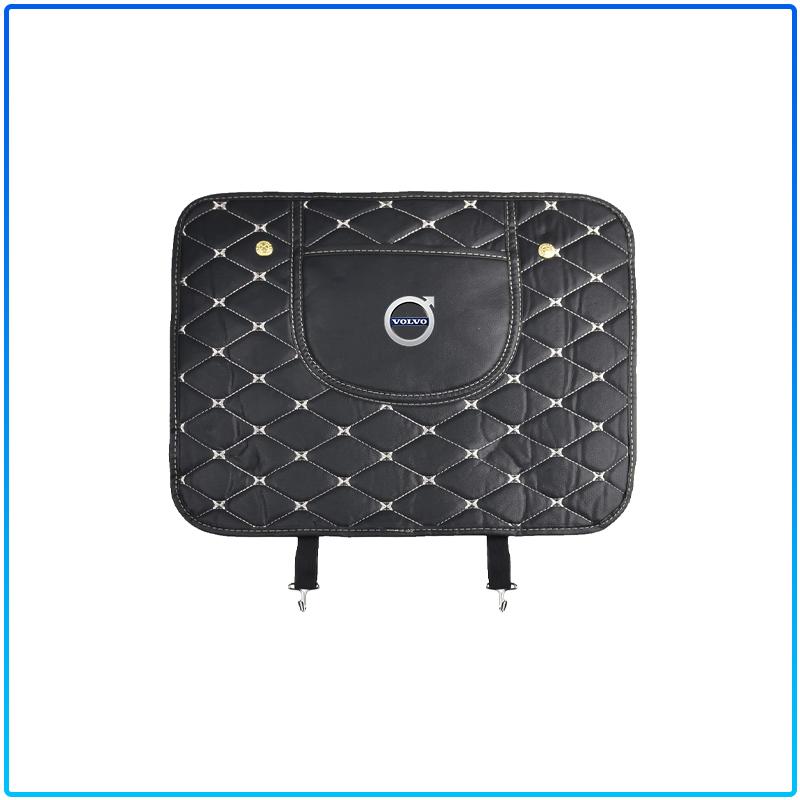 Car Anti-kick Pad Interior Pu Leather Auto Seat Back Protector Pads For Volvo 240 C70 S40 S50 S60 S70 S80 S90 V40 V50 V60 V90 XC40 XC60 XC90 Vnl Truck
