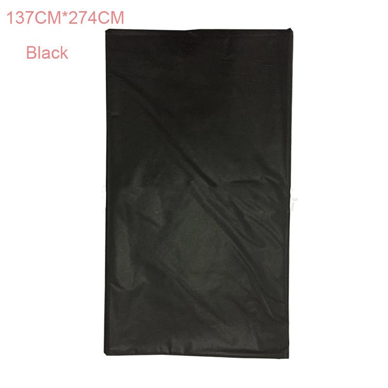 Plastic Disposable Solid Color Party Tablecloth Birthday Party Wedding Tablecloth Rectangle Desk Cloth Decorates Environmentally