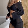 New swimsuit set Russian perspective mesh bikini set