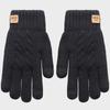 New Double layer Thickened Plush Winter Touch Screen Gloves Cold-proof and Warm Plush Men's Knitted Gloves