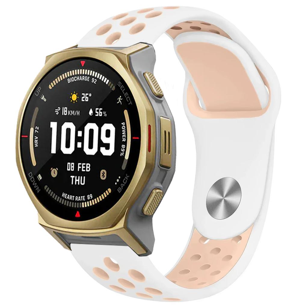 Cinturino in Silicone da 20mm 22mm per Amazfit T-Rex3 Pro 48mm 44mm Helio Balance 2 1 Braccialetto Amazfit Active 2 Bip 6 5 GTR 4 3