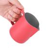 350ml Stainless Steel Milk Frothing Jug Frother Coffee Latte Container Cup Coffee UtensilsRose Red