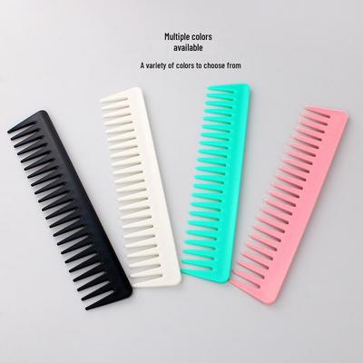 Dicker, breitzahniger Kamm für Herren zum Textur-Styling und Entwirren, für nasses und trockenes Haar, großer Massagekamm.