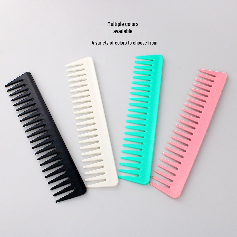Men's Thick Wide-Tooth Comb for Texture Styling and Detangling, Wet and Dry, Large Massage Comb.