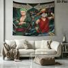 One Piece Wall Tapestry Aesthetic Wall Hanging Printed Fabric Blanket Decorative Tapestries For Bedroom Living Room Home Decor