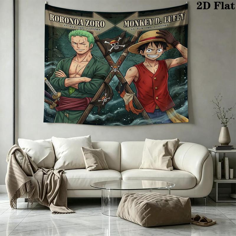 One Piece Wall Tapestry Aesthetic Wall Hanging Printed Fabric Blanket Decorative Tapestries For Bedroom Living Room Home Decor