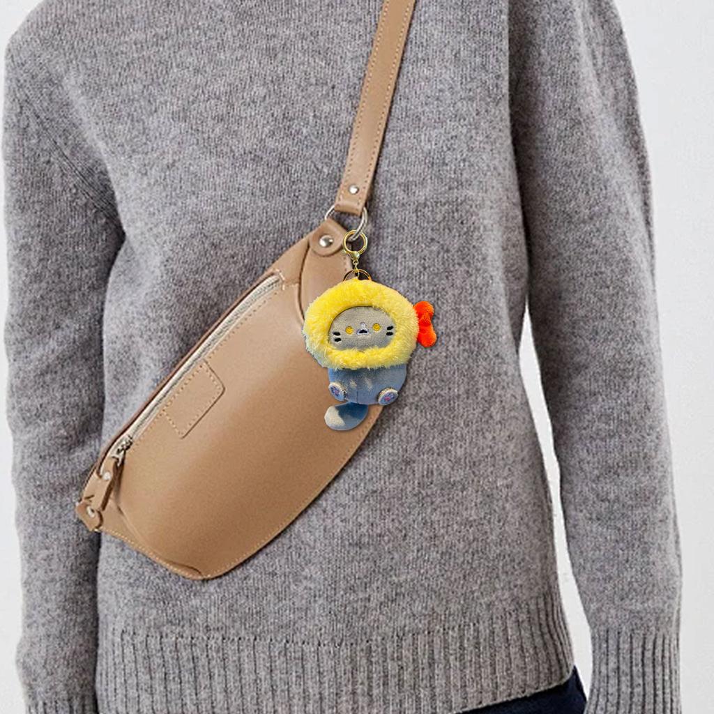 Cartoon Katzen Plüschtier Taschenanhänger Mode Schlüsselanhänger Plüschtextur Hängeanhänger Geeignet für Kinder und Jugendliche Geschenk