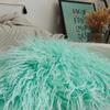 Fluffy Plush Square Waist Throw Pillow Case Sofa Cushion Cover Home Room Decors