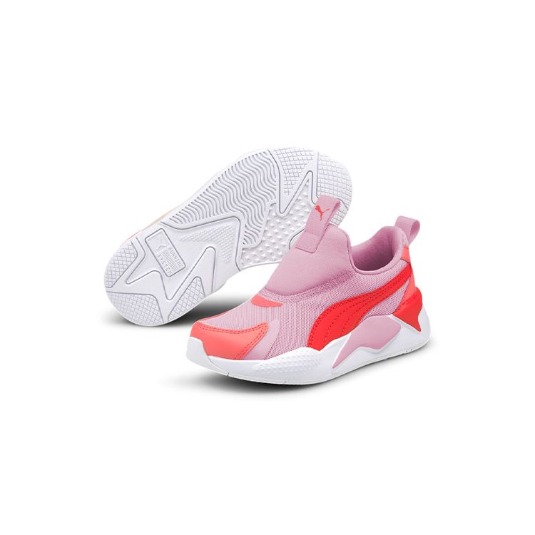 Puma Rs-X3 Slip-On Pink Low-Top Sneakers Kids Sneakers 309676-03