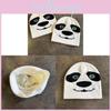 Panda Knitted Beanie Hat With Colorblock Design For Winter Warmth And Street Style